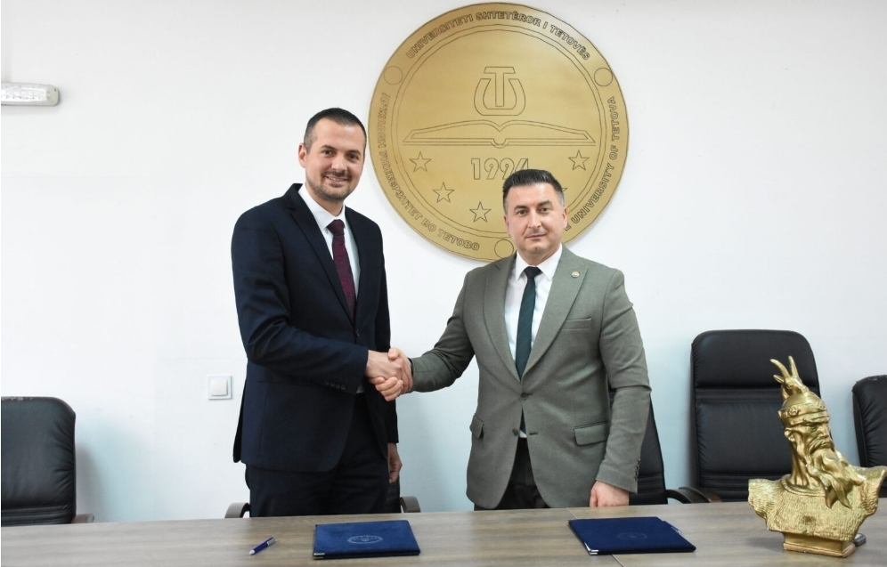 Universiteti i Tetovës dhe Universiteti  Fehmi Agani  nga Gjakova nënshkruan Marrëveshje bashkëpunimi