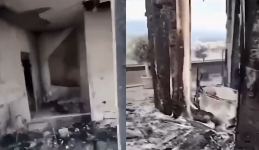 Gjithçka e shkrumbuar  pamje brenda pallatit që u dogj në Tiranë  VIDEO 