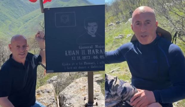 Haradinaj ngjitet në vendin ku ra Luani  i bashkohet Lladrovci