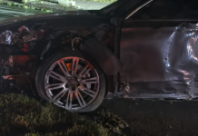 Aksident i rëndë në Tetovë, vetura me shpejtësi të madhe përplas tre automjete – disa të lënduar (VIDEO)