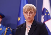 Presidentja sllovene: Do të qëndroj në anën e njerëzimit dhe të drejtës ndërkombëtare kur bëhet fjalë për Palestinën
