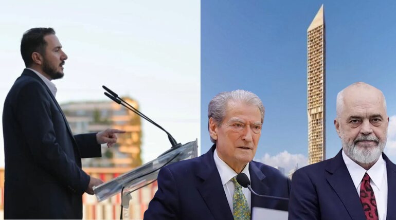 Salianji  godet  Berishën  Pse nuk flet për  kullën e ortakërisë  me Ramën te Pallati i Kongreseve 