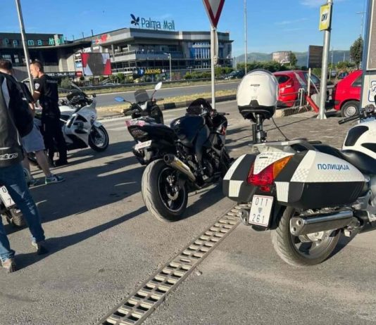 Tetovë: 40 motoristë kapen pa helmetë, 3 të arrestuar