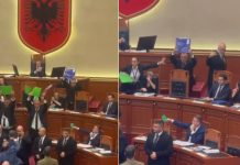 Opozita e gjuan me shishe Edi Ramën në Kuvend