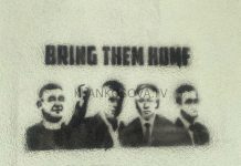 “Bring them home”, shfaqen grafite në mbështetje të ish-krerëve të UÇK-së