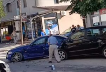 Përplasen dy automjete tek rruga e varrezave në Tetovë, ja detajet