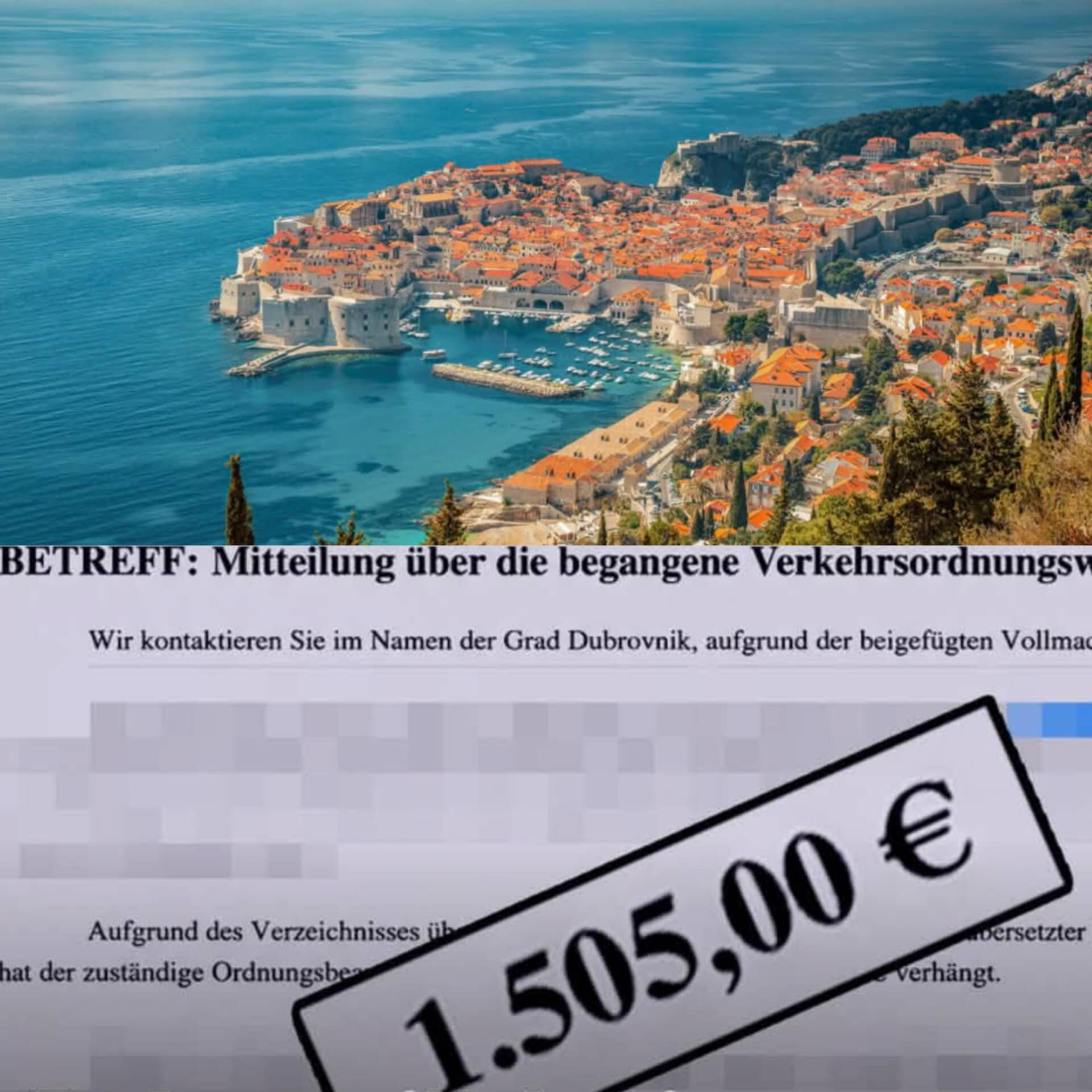 Dubrovnik  hyri me veturë në zonën e mbrojtur  mërgimtari nga Kosova gjobitet mbi 1 500 euro  gjoba i shkon në Gjermani