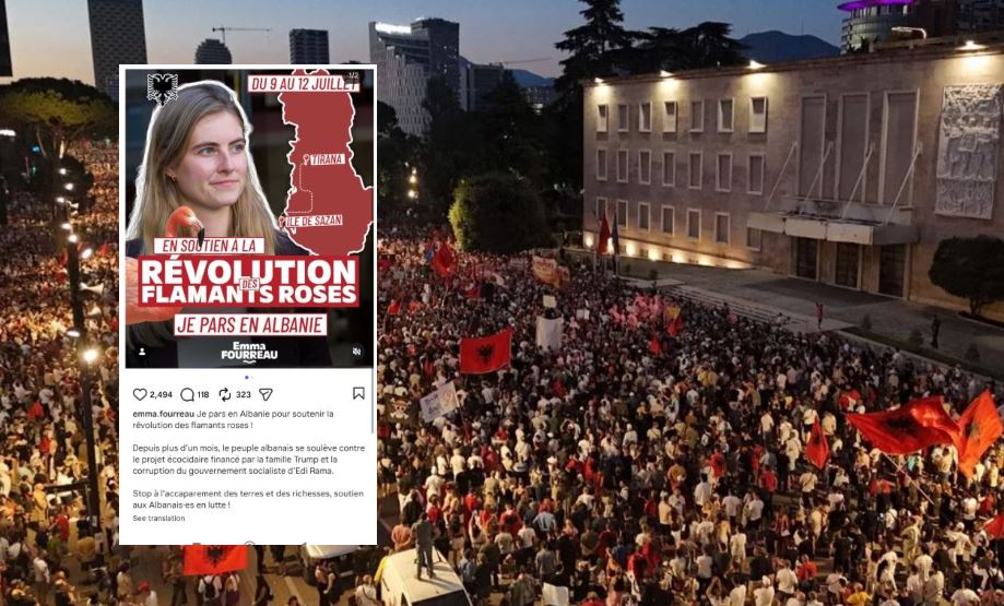 Eurodeputetja franceze Emma Fourreau vjen në Shqipëri  Shqiptarët janë ngritur kundër korrupsionit të qeverisë së Edi Ramës