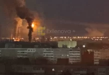 Goditje e re për Putinin – rafineria strategjike e Saratovit ndalon prodhimin pas sulmit me dronë