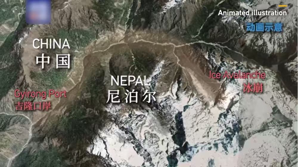 Si ndodhi rrëshqitja e dheut në Gyirong të Xizangut 