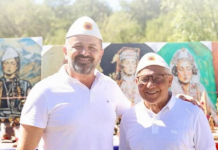 Felix Magath viziton varret e familjes Jashari