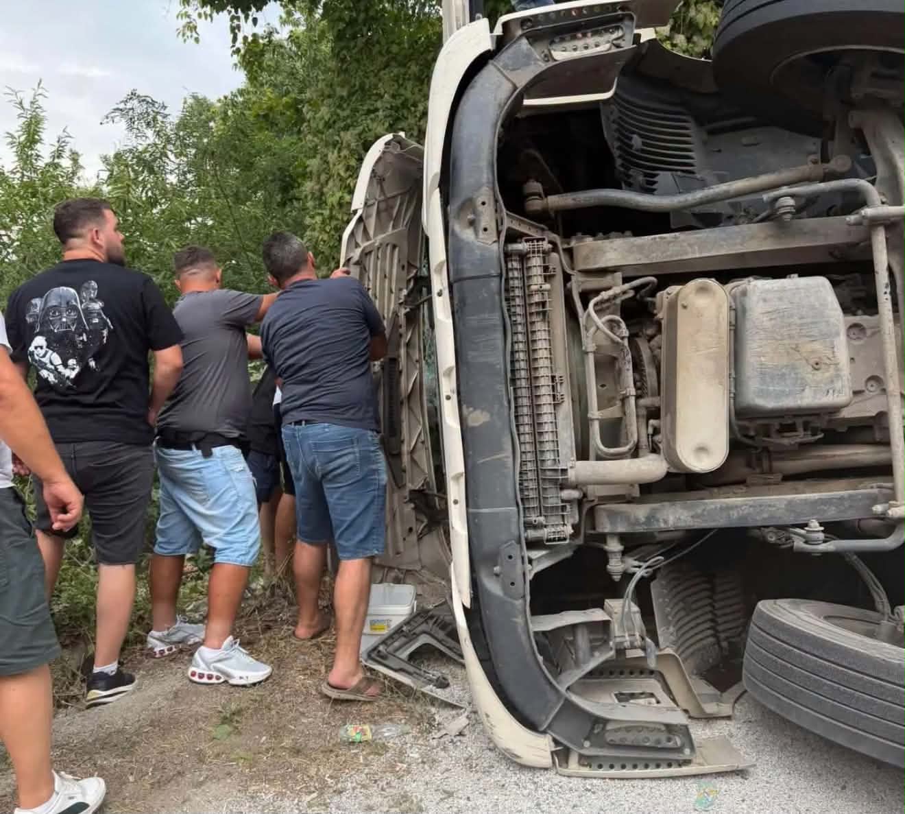 Aksident i rëndë në rrugën Gostivar–Mavrovë