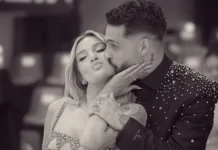DJ Gimbo surprizon Selin Bollatin me një buqetë të madhe me trëndafila