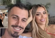 “Shikimi që më vodhi zemrën, pa thënë asnjë fjalë”, Mateo Borri publikon fotografinë romantike me Brikena Selmanin