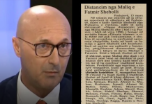 Farefisi i Fatmir Shehollit, që në fillimvitet ‘90, distancohet publikisht prej tij dhe babës së tij (DOKUMENT)