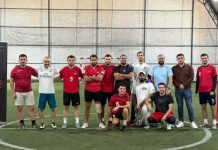 Ambasada e Shqipërisë në Shkup dhe studentët nga Tetova e Shkupi zhvillojnë ndeshje miqësore futbolli