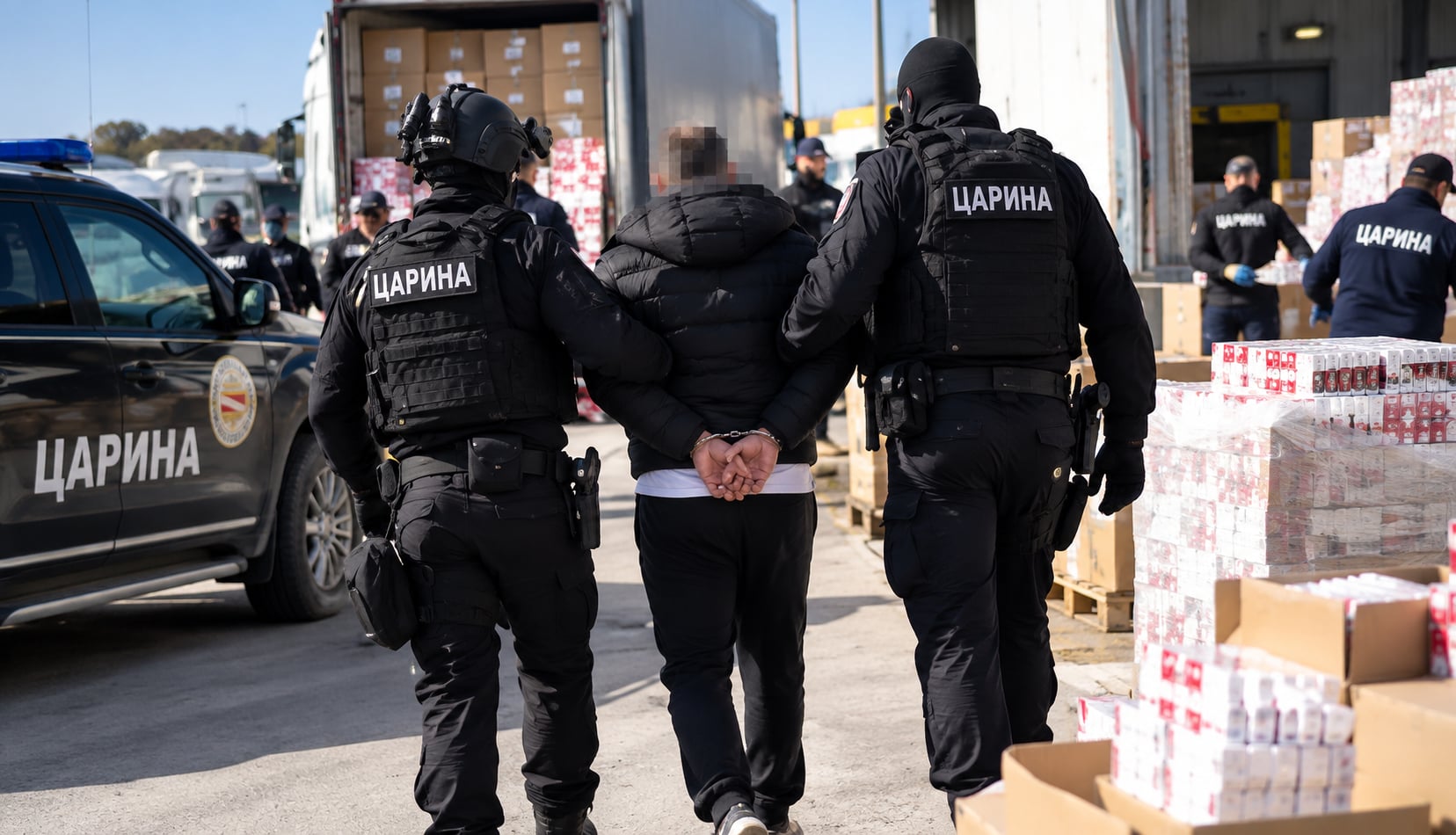 Goditet rrjeti i kontrabandës së cigareve: 13 të arrestuar, bastisje në mbi 20 lokacione