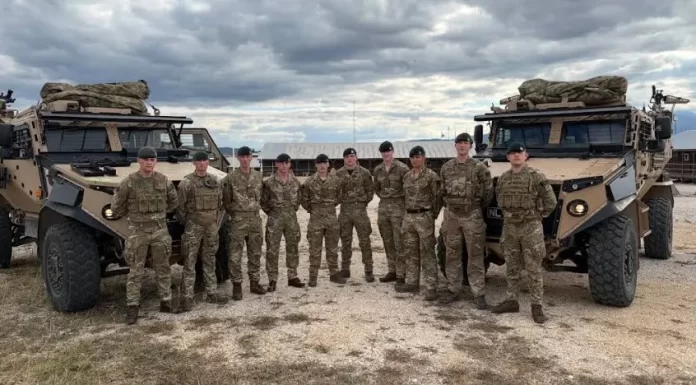 Forca strategjike rezervë e KFOR-it, ushtarët britanikë mbërrijnë në Kosovë