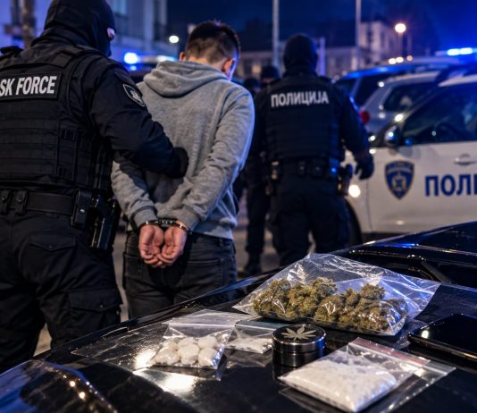“Task Force” kap 18-vjeçarin në Kumanovë, policia arreston disa persona për drogë në gjithë vendin