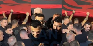 Ledri Vula shfaqet në protestë krah djemve të ish-krerëve të UÇK-së