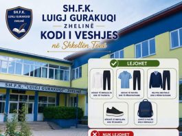 Shkolla “Luigj Gurakuqi” në Zhelinë rikujton rregullat: Ndalohet përdorimi i celularëve dhe kërkohet respektimi i kodit të veshjes