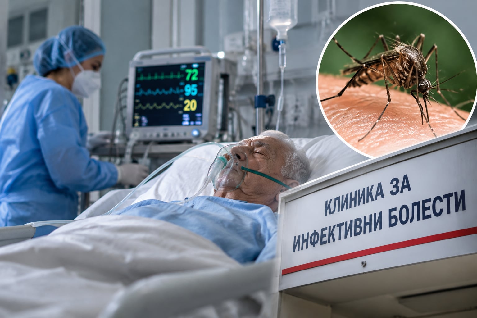 Ethet e Nilit Perëndimor marrin një tjetër jetë në Shkup  dy pacientë në gjendje kritike