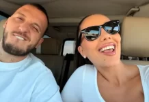 Në muajin e fundit të shtatzënisë, Lotina Haziri shfaqet krah Mozzik: Mezi po pres