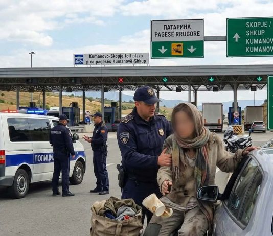Sukses i madh i policisë: Kur s’i kap dot oligarkët e kriminelët, gjithmonë mbetet një lypëse me foshnjën për t’u arrestuar!