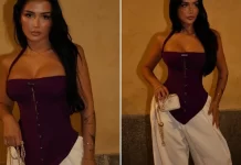 Xheneta Fetahu mahnit me paraqitjen elegante, pozon me një kombinim që tërheq vëmendjen