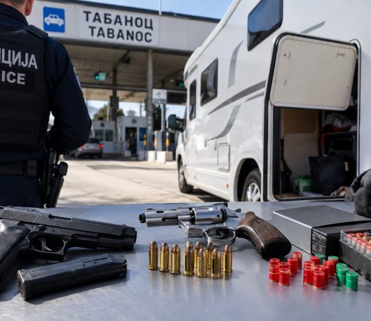 Armë të fshehura në kamper, ndalohet një shtetas austriak në “Tabanoc”