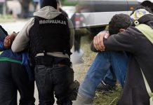 Nëntë emigrantë kapen pranë Bogorodicës, arrestohen dy persona për kontrabandim