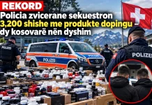Rekord / Policia zvicerane sekuestron 3,200 shishe me Produkte të Dopingut. Dyshohen në dy kosovarë…