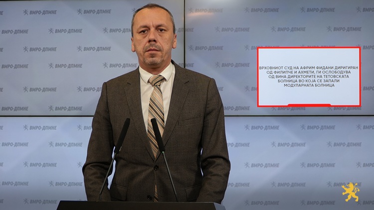 Vendimi për Spitalin Modular ndez përplasjen politike: VMRO akuzon për ndërhyrje në drejtësi